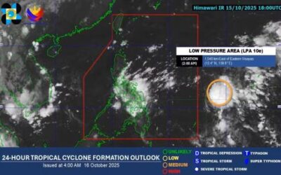 LPA to Enter PAR on Thursday, Highly Likely to Become a Tropical Cyclone