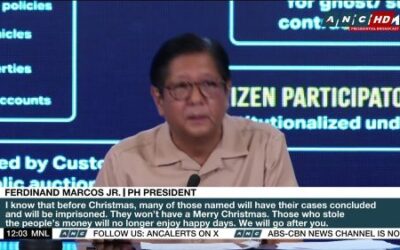 Marcos: Flood control corruption suspects to be jailed before Christmas